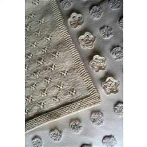 Lisa F Baby Cakes BC92 Darling Baby Blanket - Knitting Pattern / Kit