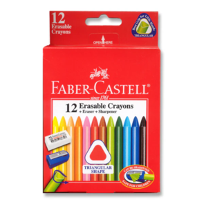 Faber-Castell Erasable Crayons - Box of 12