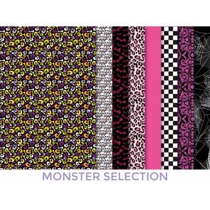 Dress Your Doll Making Couture Fabric Set Kit - Monster Selection