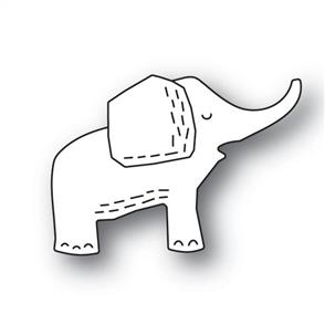 Poppystamps  Whittle Elephant - Die