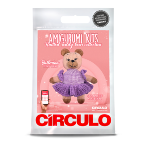 Circulo Amigurumi Knitted Kit (Teddy Bear) - Ballerina