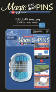 Taylor Seville Magic Pins Flat Head Regular 50pc