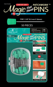 Taylor Seville Magic Pins Flathead Patchwork Fine 50pc