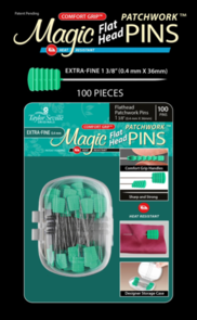 Taylor Seville Magic Pins Flathead Patchwork Extra Fine 100pc