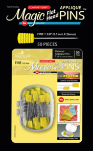 Taylor Seville Magic Pins Flathead Applique Fine 50pc