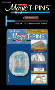 Taylor Seville Magic T-Pins Size 24 50pc
