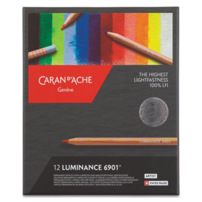 Caran d'Ache Luminance 6901 Colouring Pencil Set of 12