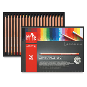 Caran d'Ache Luminance 6901 Colouring Pencil Set of 20