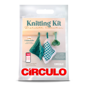 Circulo Dishcloth Collection Knitting kit - Tiffany