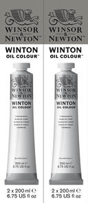 Winsor & Newton Winton Oil 200ml Titanium White Twin Pack