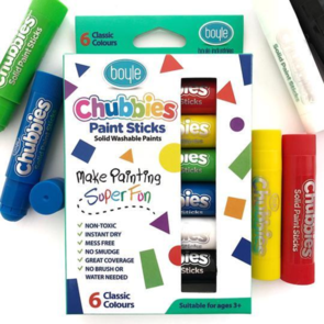 Boyle Chubbies Paint Stick Sets - Classic Set/6