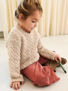 Sandnes Garn Bonnie Sweater Junior - Knitting Pattern / Kit