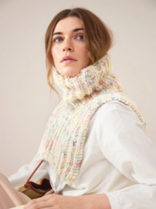 Sandnes Garn Hannah Neck Warmer - Knitting Pattern / Kit