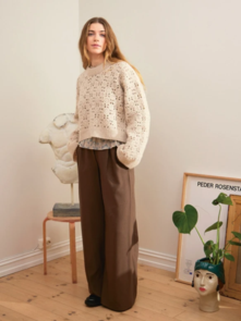 Sandnes Garn Fleur Sweater - Knitting Pattern / Kit