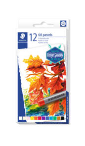 Staedtler Oil Pastels Box Of 12 Assorted Colours