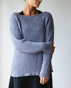 Alpaca Yarns 2422 Summer Sweater - Knitting Pattern / Kit