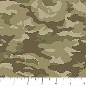 Northcott Studio CRAZY FOR CAMO 24238-74