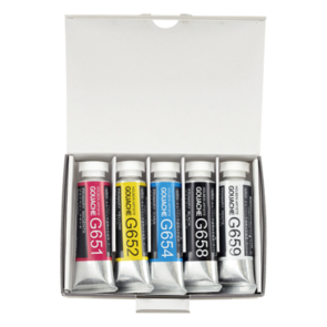 Holbein Artists Gouache Primary Set 5