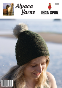 Alpaca Yarns Crochet Pom Pom Beanie - Crochet Pattern