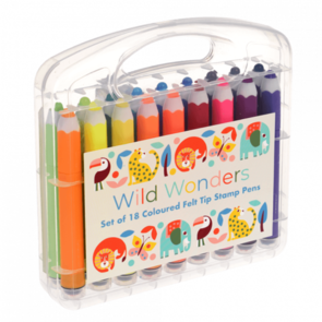 Rex London Wild Wonders Felt Tip Stamp Pens