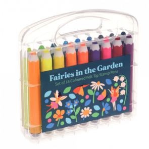 Rex London Fairies In The Garden Felt Tip Stamp Pens