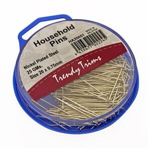 Trendy Trims  Household Pins (Size 27 x 0.72mm)