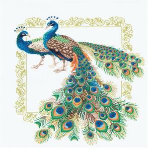 Riolis  Peacocks - Cross Stitch Kit