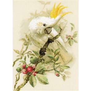 Riolis  White Cockatoo - Cross Stitch Kit
