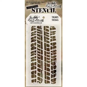 Stampers Anonymous Tim Holtz Layering Stencil - Treads