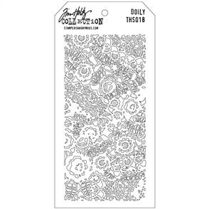 Stampers Anonymous Tim Holtz Layering Stencil - Doily
