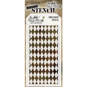 Stampers Anonymous Tim Holtz Layering Stencil - Harlequin