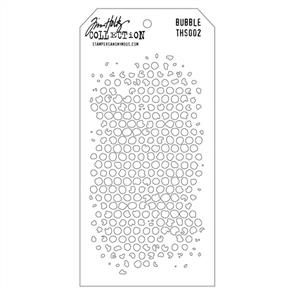 Stampers Anonymous Tim Holtz Layering Stencil - Bubble