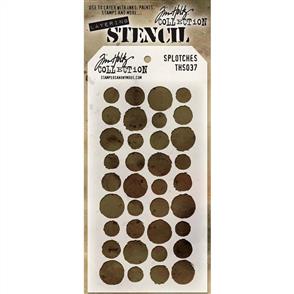 Stampers Anonymous Tim Holtz Layering Stencil - Splotches