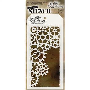 Stampers Anonymous Tim Holtz Layering Stencil - Gears