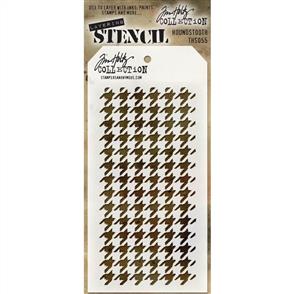 Stampers Anonymous Tim Holtz Layering Stencil - Houndstooth