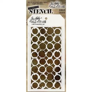 Stampers Anonymous Tim Holtz Layering Stencil - Ringer