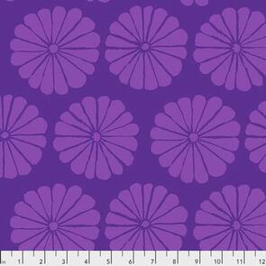 Free Spirit Kaffe Fassett Fabric - Damask Flower Purple