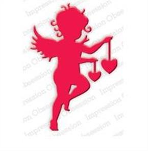 Impression Obsession  Dies - Cupid with Hearts