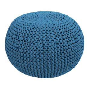Hoooked Zpagetti: Knit & Crochet Pouf kit - Petrol