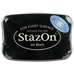 TSUKINEKO StazOn Ink Pad - Jet Black