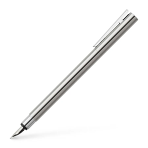 Faber-Castell Neo Slim Stainless Steel fountain pen - Chrome