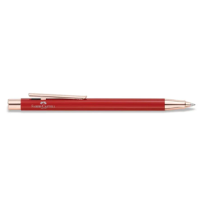 Faber-Castell Ball Pen Stylus Neo Slim Oriental Red - Rose Gold