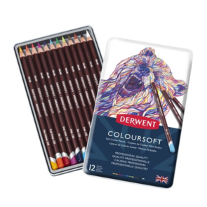 Derwent Coloursoft Pencil Tin 12