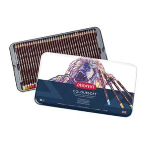 Derwent Coloursoft Pencil Tin 36