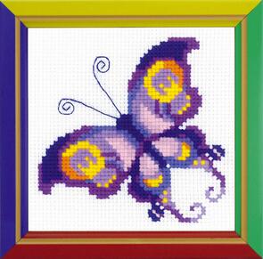Riolis  Amethyst Butterfly Cross Stitch Kit