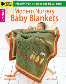 Leisure Arts Modern Nursery Blankets