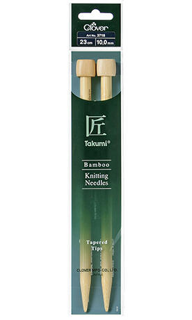 Clover Takumi Bamboo Knitting Needles 23cm