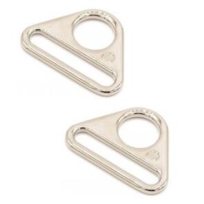 ByAnnie 1-1/2" Triangle Ring - Flat, Set of Two - Nickel