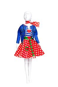 Dress Your Doll Making Couture Outfit Kit - Lucy Polka Dots