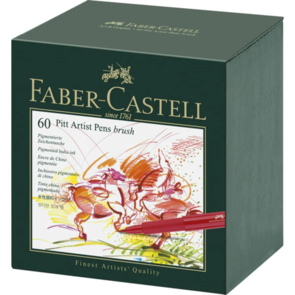 Faber-Castell Pitt Artist Pen Brush - Gift Box of 60